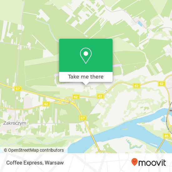 Coffee Express map