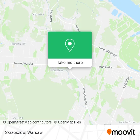 Карта Skrzeszew