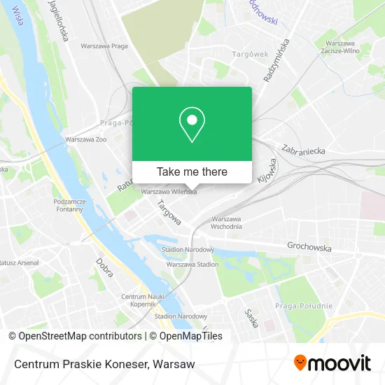 Centrum Praskie Koneser map