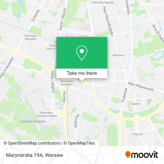 Marynarska 19A map