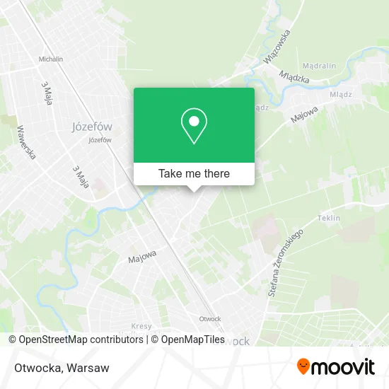 Карта Otwocka