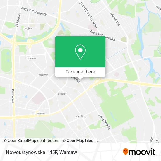 Карта Nowoursynowska 145F