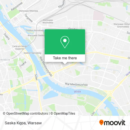 Saska Kępa map