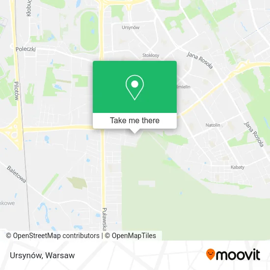 Ursynów map