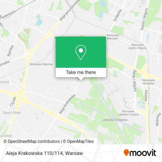 Aleja Krakowska 110/114 map