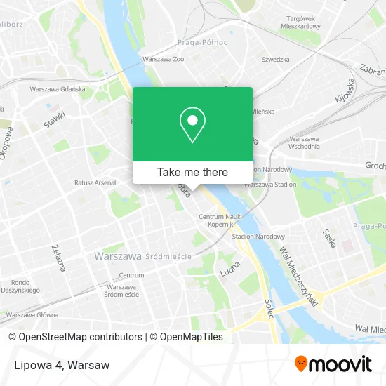 Lipowa 4 map