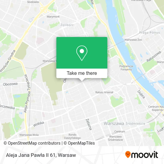 Aleja Jana Pawła II 61 map