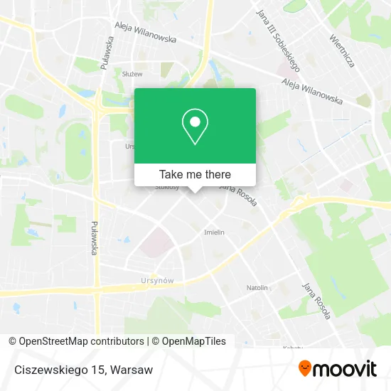 Ciszewskiego 15 map