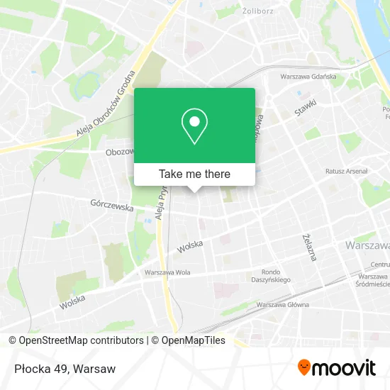 Płocka 49 map