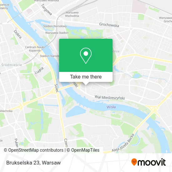 Brukselska 23 map