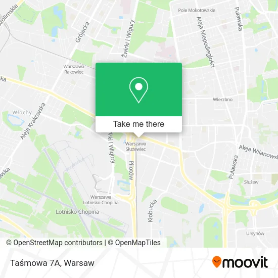 Taśmowa 7A map