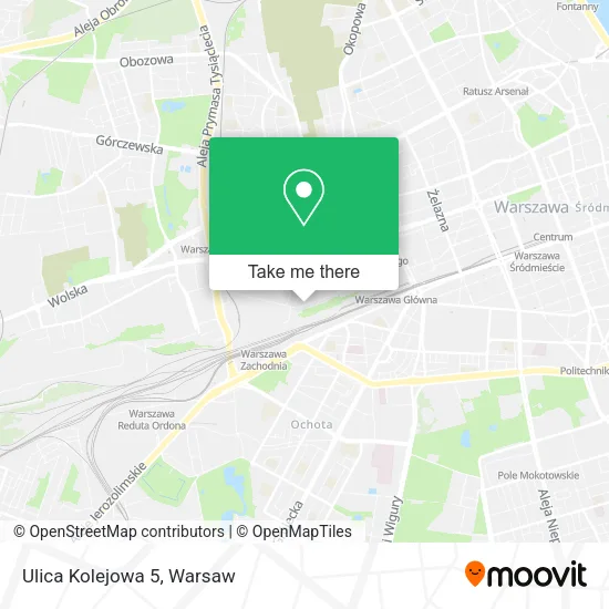 Ulica Kolejowa 5 map