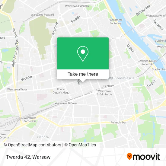 Twarda 42 map