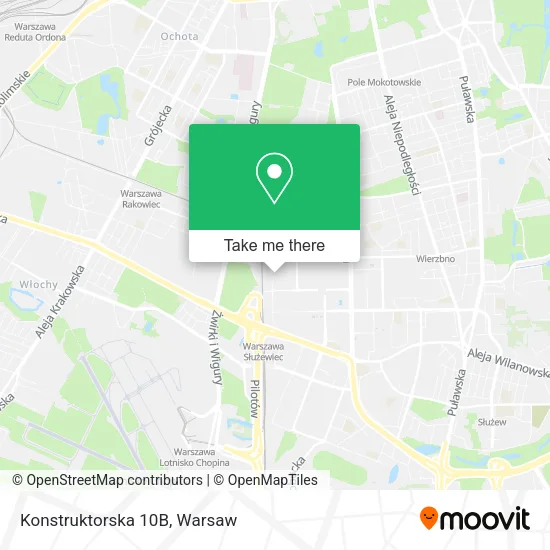Konstruktorska 10B map