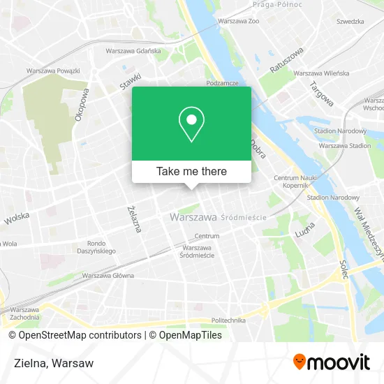 Zielna map