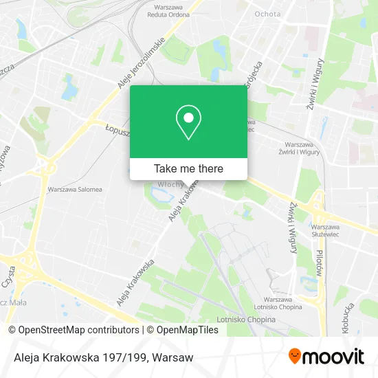 Aleja Krakowska 197/199 map