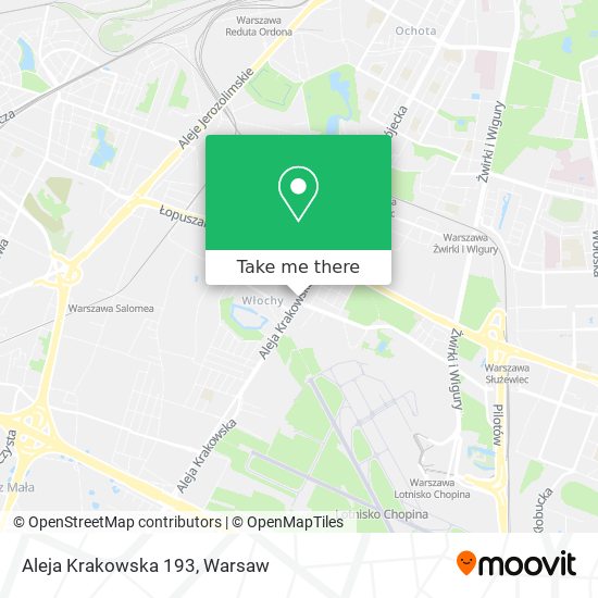 How To Get To Aleja Krakowska 193 In Warsaw By Bus, Light Rail, Train Or Metro?