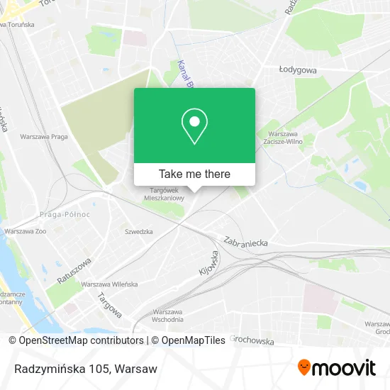 Radzymińska 105 map