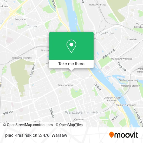 plac Krasińskich 2/4/6 map