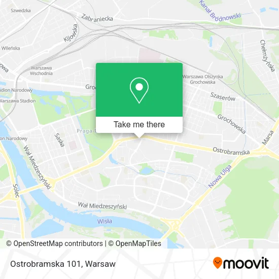 Ostrobramska 101 map