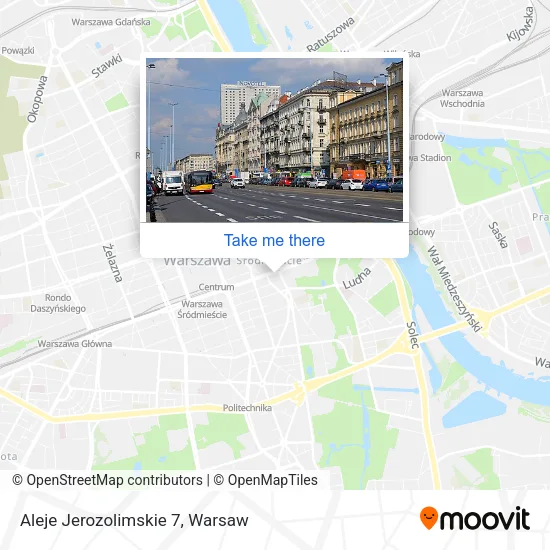 Aleje Jerozolimskie 7 map