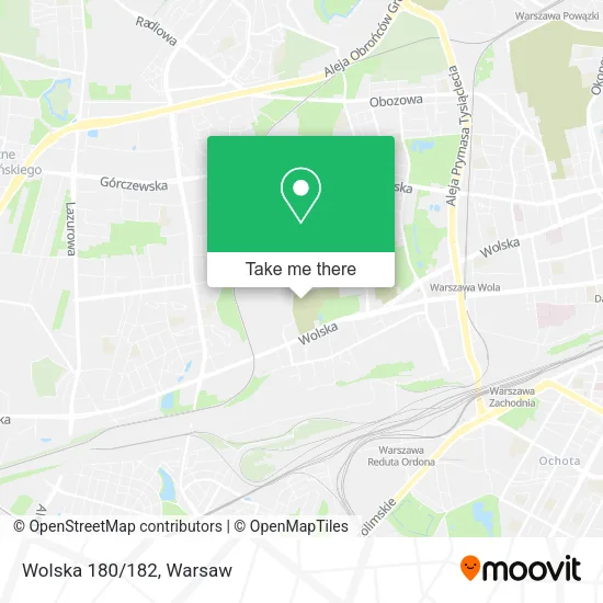 Wolska 180/182 map