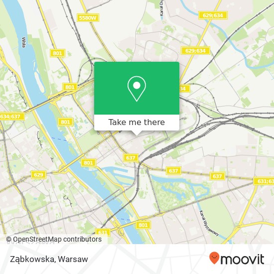 Ząbkowska map