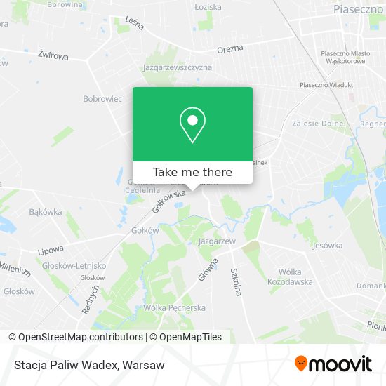 Stacja Paliw Wadex map