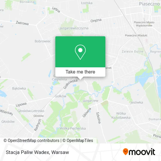 Stacja Paliw Wadex map