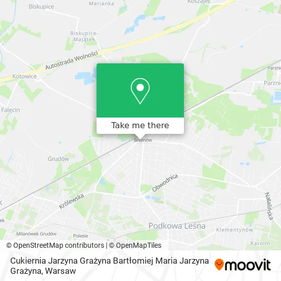 Cukiernia Jarzyna Grażyna Bartłomiej Maria Jarzyna Grażyna map
