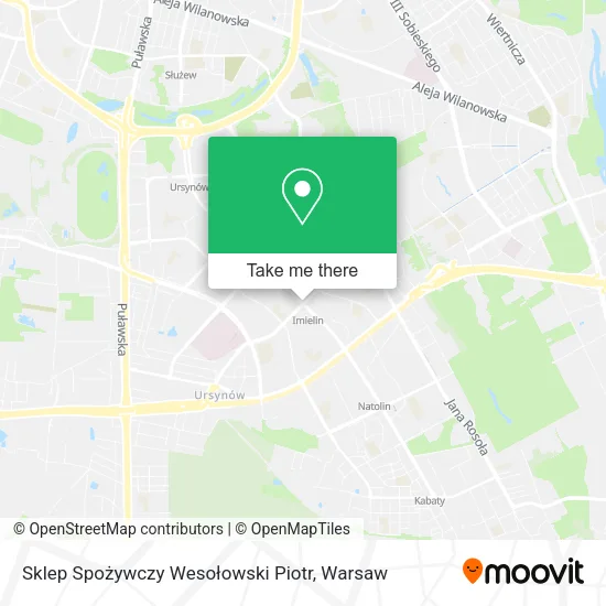 Sklep Spożywczy Wesołowski Piotr map