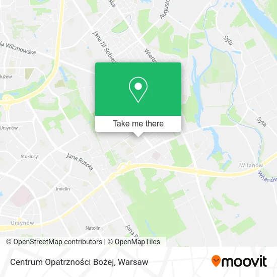 Centrum Opatrzności Bożej map