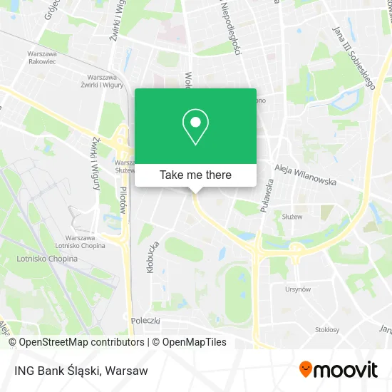 ING Bank Śląski map