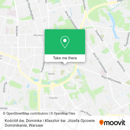 Kościół św. Dominka i Klasztor św. Józefa Ojcowie Dominikanie map