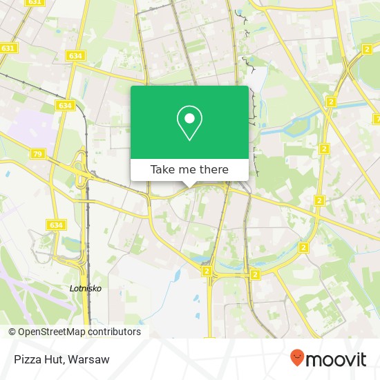 Pizza Hut map