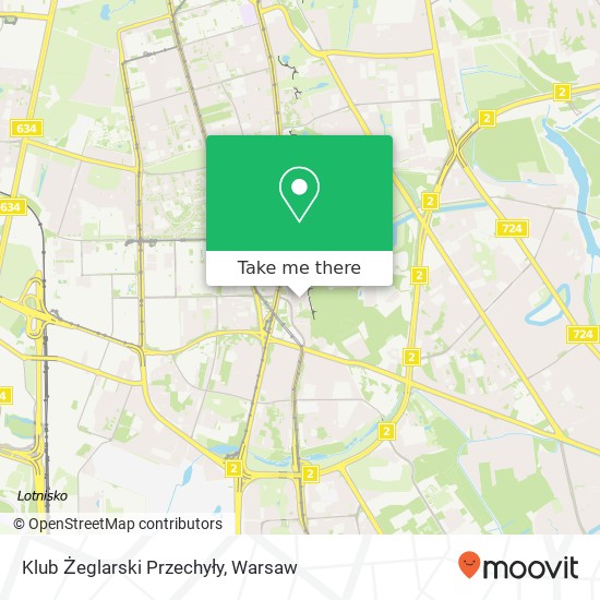 Klub Żeglarski Przechyły map