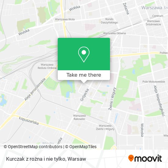 Kurczak z rożna i nie tylko map