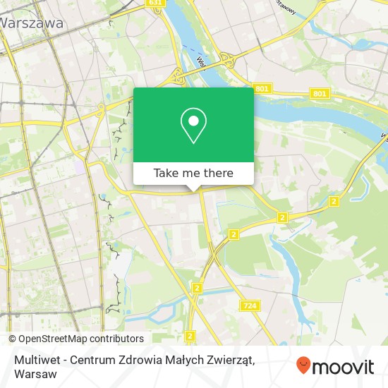 Multiwet - Centrum Zdrowia Małych Zwierząt map