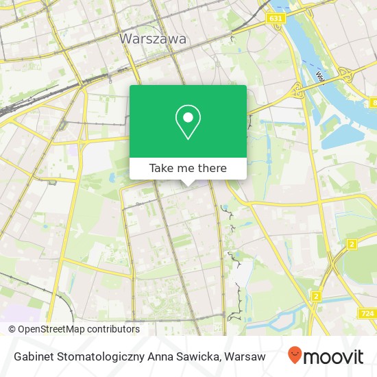 Gabinet Stomatologiczny Anna Sawicka map