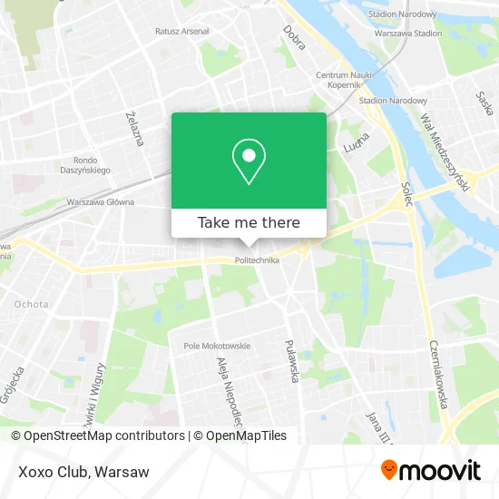 Карта Xoxo Club