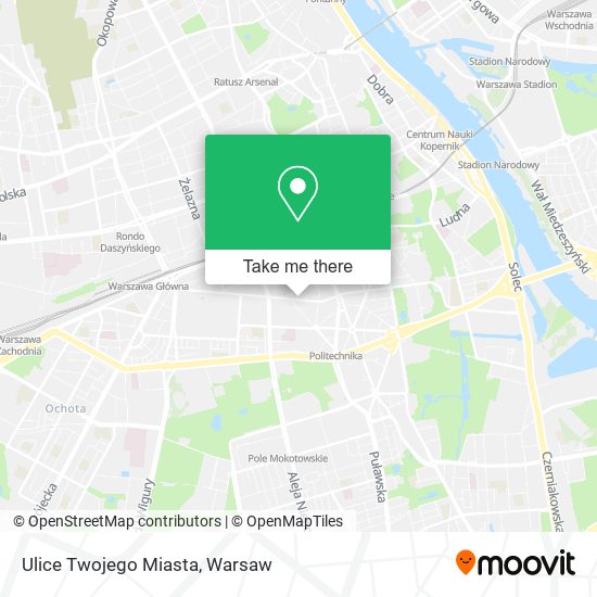 Ulice Twojego Miasta map