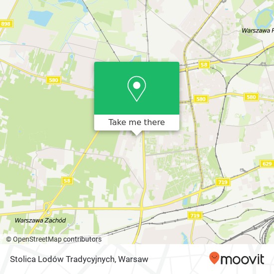 Stolica Lodów Tradycyjnych map