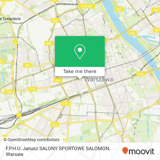 F.P.H.U. Janusz SALONY SPORTOWE SALOMON map