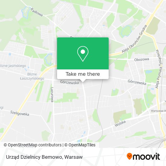 Urząd Dzielnicy Bemowo map