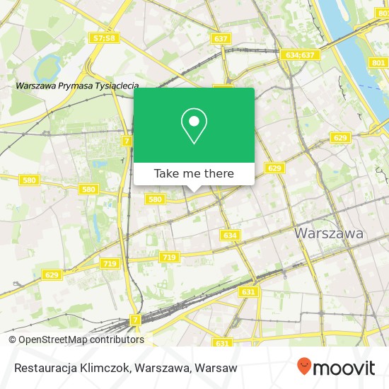 Restauracja Klimczok, Warszawa map