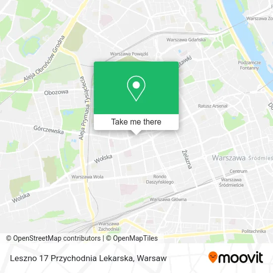 Leszno 17 Przychodnia Lekarska map