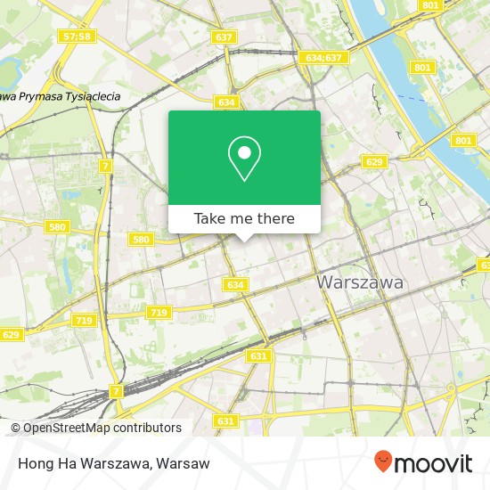 Hong Ha Warszawa map