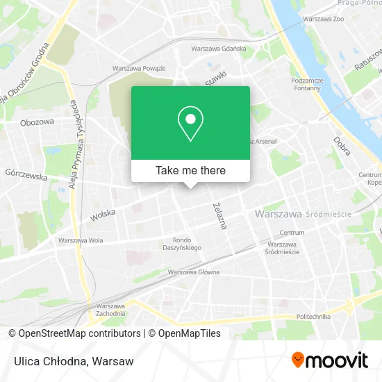 Карта Ulica Chłodna