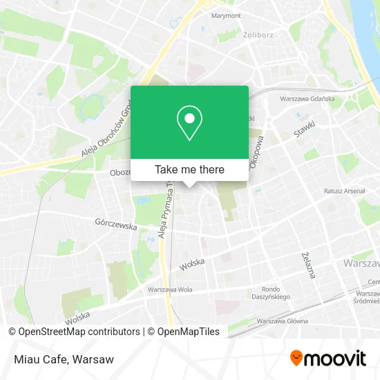 Miau Cafe map