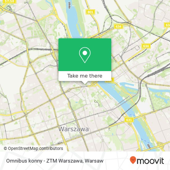 Omnibus konny - ZTM Warszawa map